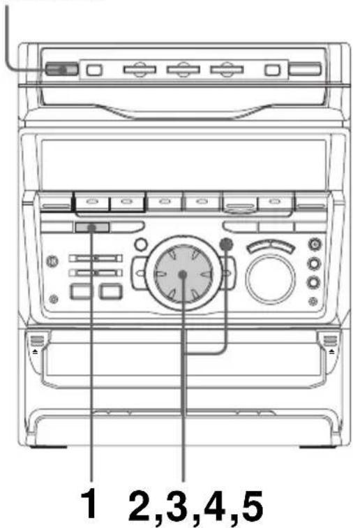SONY MHCGRX30J - Localisation d'une station par type de programme (PTY) - 1