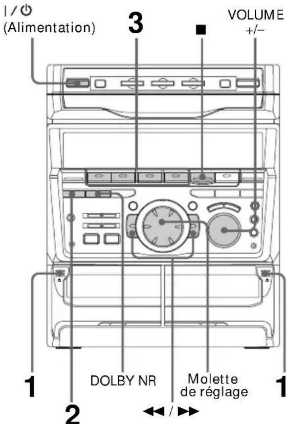 SONY MHCGRX30J - Lecture d'une cassette - 1