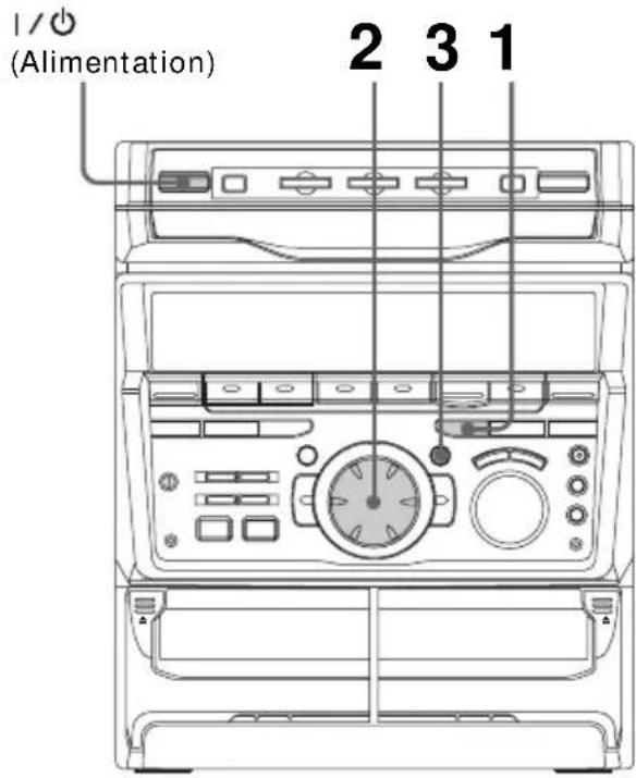 SONY MHCGRX30J - Selection de l'accentuation audio - 1