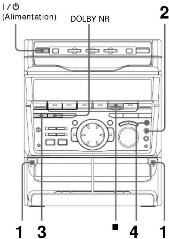SONY MHCGRX30J - Enregistrement à partir d'une cassette - 1