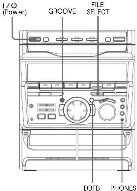 SONY MHCGRX30J - Adjusting the sound - 1