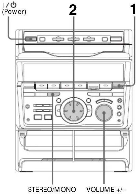 SONY MHCGRX30J - — Preset Tuning - 1