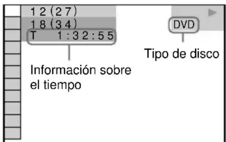 SONY MHCDP900D - Presione repetidamente DISPLAY para cambiar la información de tiempo. - 1
