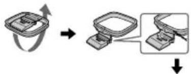 SONY MHCDP900D - Connect the FM/AM antennas. - 1
