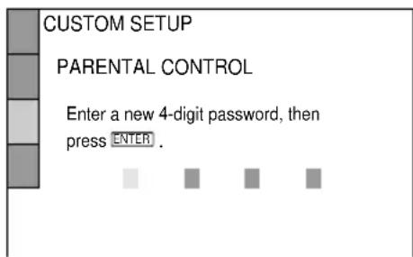 SONY MHCDP900D - ■ Si no ha introducido una contraseña - 1