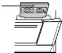 SONY MHCDP900D - Insertion d'une cassette - 1