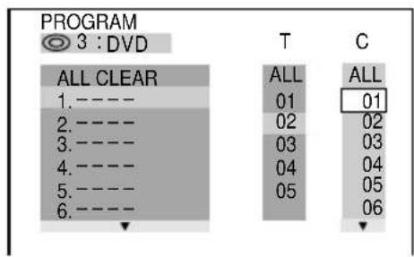 SONY MHCDP900D - ■ When programming a DVD - 1