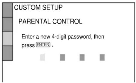 SONY MHCDP900D - ■ If you have not entered a password - 1