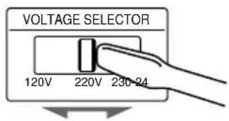 SONY MHCDP900D - Sur les modèles avec sélecteur de tension, réglez VOLTAGE SELECTOR sur la tension du courant secteur local. - 1