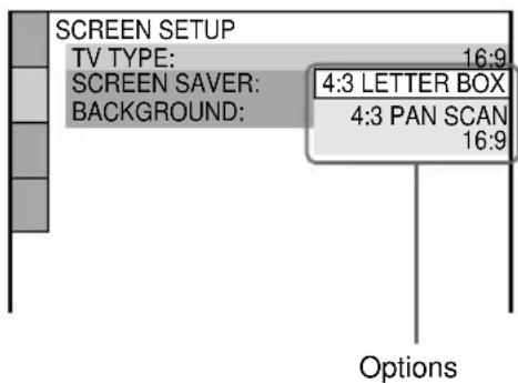 SONY MHCDP900D - Utilisation de l'écran de configuration - 4