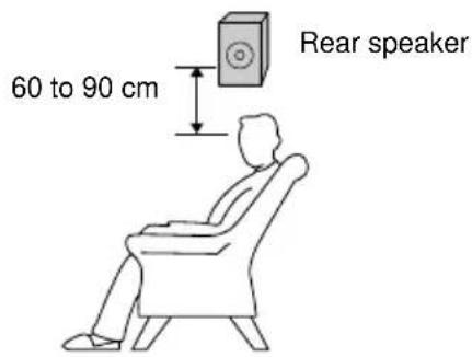 SONY MHCDP900D - Setting the rear speakers - 1