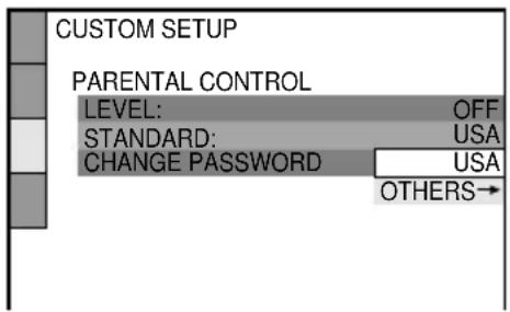 SONY MHCDP900D - Press ▲ or ▼ repeatedly to select "STANDARD", then press ENTER. - 1