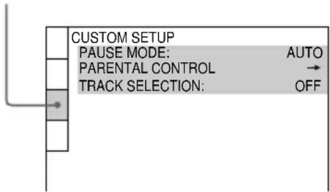 SONY MHCDP900D - — CUSTOM SETUP - 1