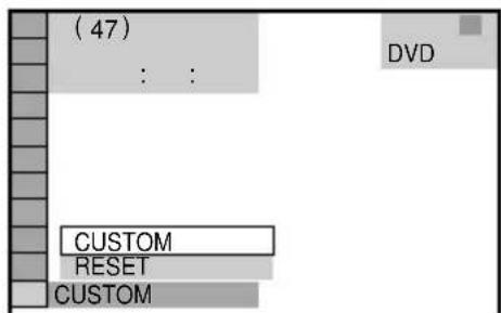SONY MHCDP900D - Utilización de la visualización de configuración - 1