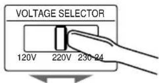 SONY MHCDP900D - For models with a voltage selector, set VOLTAGE SELECTOR to the position of your local power line voltage. - 1