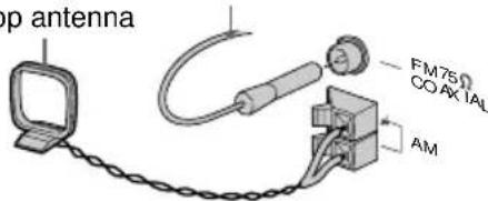 SONY MHCDP900D - Connect the FM/AM antennas. - 3