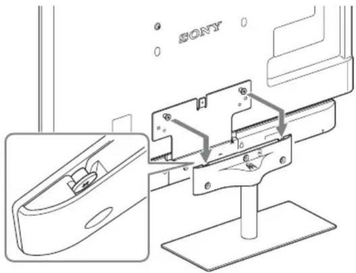 SONY WSCT550B40 - Coloque el soporte del televisor en el televator. - 1