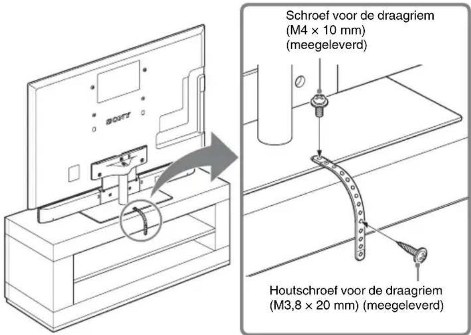 SONY WSCT550B40 - Wanneer u het TV-toestel op een meubel staat - 1