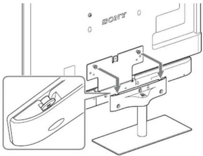 SONY WSCT550B40 - Fixe o suporte para televisor ao televator. - 1
