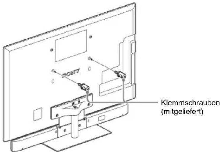 SONY WSCT550B40 - Sichern des Fernsehgeräts an einer Wand - 2