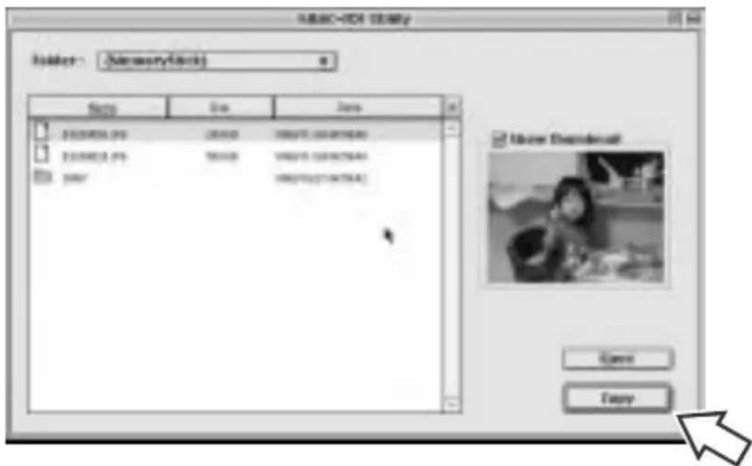SONY MSACFD2M - Copying files - 1
