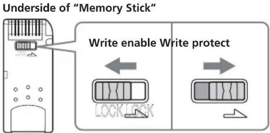SONY MSACUSM1 - Write-protecting data - 1