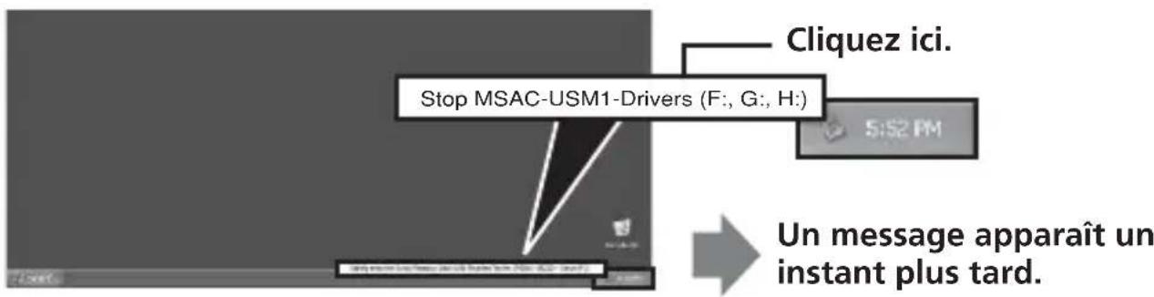 SONY MSACUSM1 - Débranchement de l'ordinateil de l'ordinateur - 2