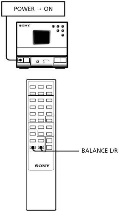 SONY SAN1 - Ajuste de balance de los altavoces - 1