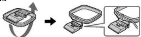 SONY LBTXG700 - Connect the FM/AM antennas. - 1