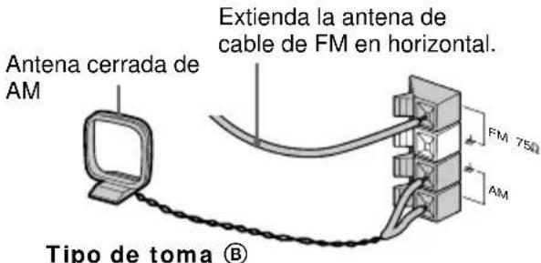 SONY LBTXG700 - Conecte las antenas de FM/AM. - 2