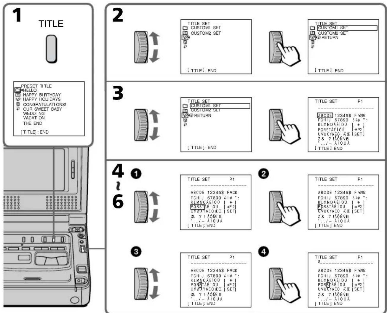 SONY GVD800E - Erstellen eigener Titel - 1