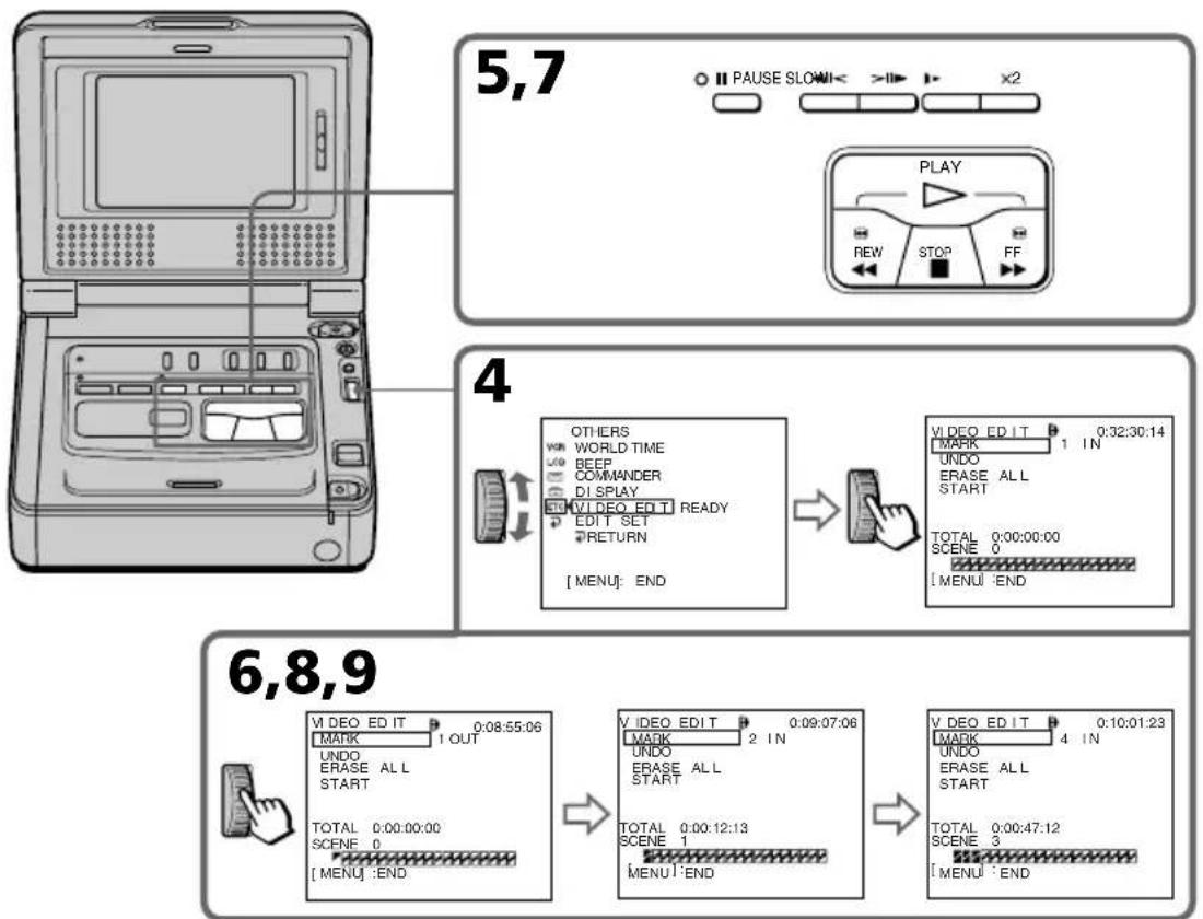 SONY GVD800E - Schritt 1: Zusammenstellen eines Programms - 1