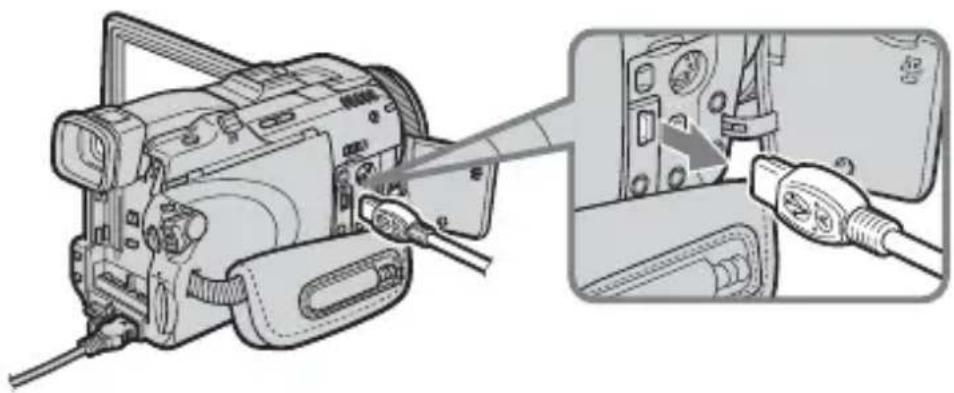 SONY UNAEN1 - Débranchement de l'adaptateur USB-Ethernet du caméscope - 1
