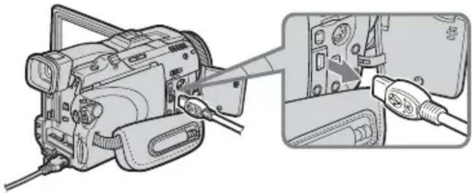 SONY UNAEN1 - Disconnecting the USB-Ethernet adaptor from your camcorder - 1