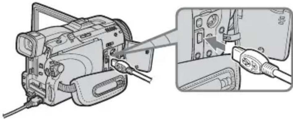 SONY UNAEN1 - Acople o conector USB do adaptador USB-Ethernet à tomada (USB) da sua videocâmara. - 1