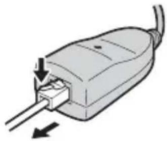 SONY UNAEN1 - 從攝影機上斷開 USB- 以太網適配器 - 2