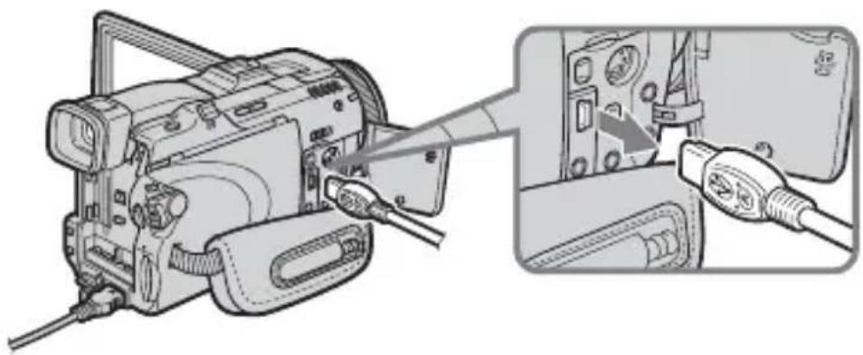 SONY UNAEN1 - Scollegamento dell'adattatore USB-Ethernet alla videocamera - 1