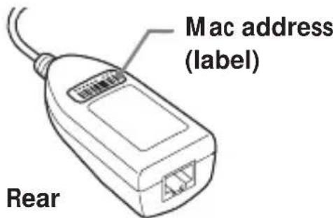 SONY UNAEN1 - MAC address - 1