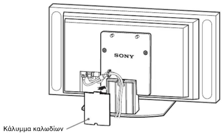 SONY SUP50T2 - Δiπεραστε Το καλώδιο Προφόδοσίας και Το καλώδιο σύνδεσης της Μθόνης μέσα από τη βάση. - 4