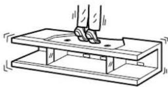 SONY SURS51U - Do not step on the stand. - 1