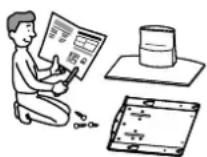 SONY SUP42T2 - Monte el soporte de sobremesa correctamente siguiendo las instrucciones de este manual. - 1