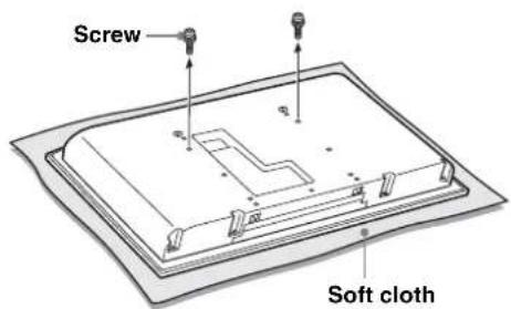 SONY SUFL62 - Detach the Table-Top Stand from the TV. - 2