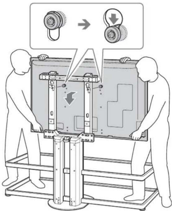 SONY SUFL62 - Attach the TV to the Floor Stand. - 1