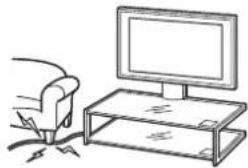 SONY SUFL62 - Do not allow the AC power cord or the connecting cable to be pinched. - 1