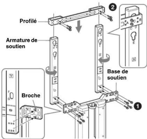 SONY SUFL62 - Pour le KDL-52X2000, KDL-46X2000, KDL-40X2000 - 1