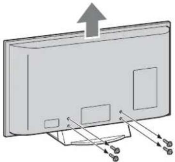 SONY SUFL62 - Retire el soporte de sobremesa del televisor. - 1