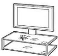 SONY SUFL62 - N'utilisez pas un meuble fissure. - 1