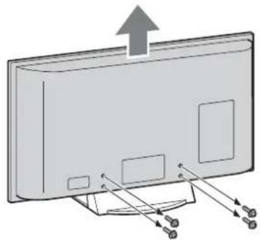 SONY SUFL62 - Solte o Apoio da Mesa-Superior do televisor. - 1