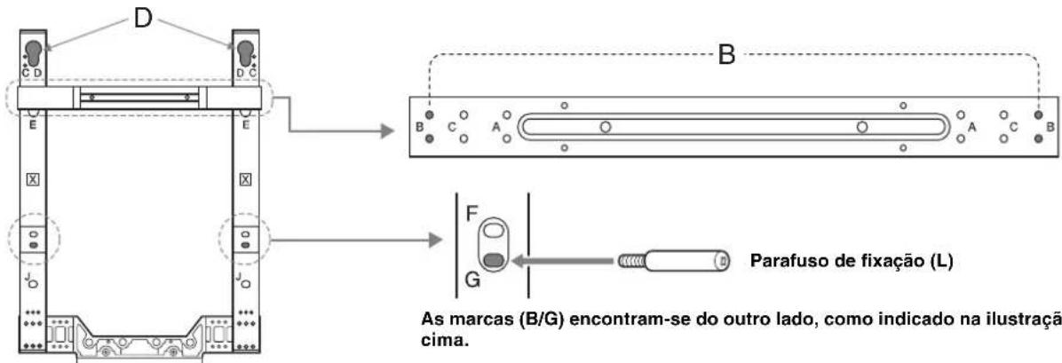 SONY SUFL62 - Esquema/tabela de localização de ganchos e parafusos - 2