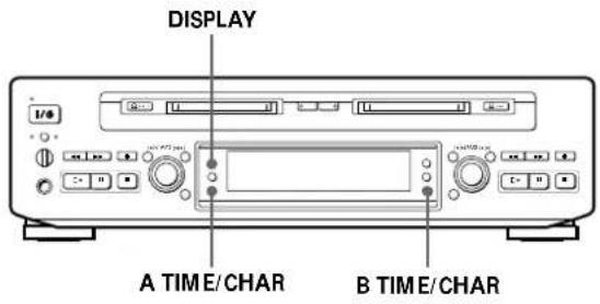 SONY MDSW1 - Utilización del visualizador - 1